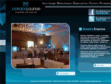 Tablet Screenshot of doradolounge.com